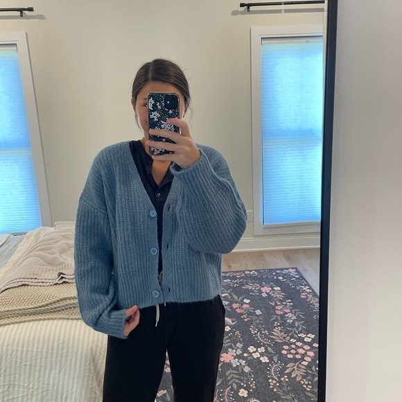 Na-Kd Sweaters - NWT Elegant Blue Women's Cardigan